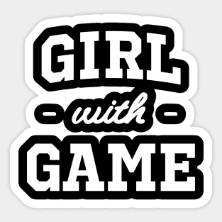 Girl with Game Sticker